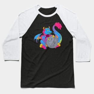 Pansexual Pride Pocket Dragon Baseball T-Shirt